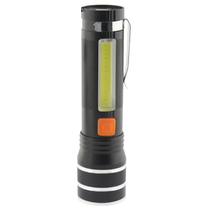 Фонарь Quantum Helper 10W LED zoom +COB з USB (QM-FL1032) изображение 3