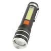Фонарь Quantum Helper 10W LED zoom +COB з USB (QM-FL1032)