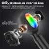 Мікрофон Promate VocalMic Bluetooth 2 x AUX LED Black (vocalmic.black) зображення 2