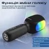 Мікрофон Promate VocalMic Bluetooth 2 x AUX LED Black (vocalmic.black) зображення 3