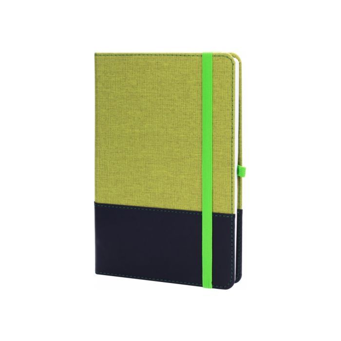 Книга записная Optima А5 COMBI-12, твердая обложка, резинка,линия (O20125-12)