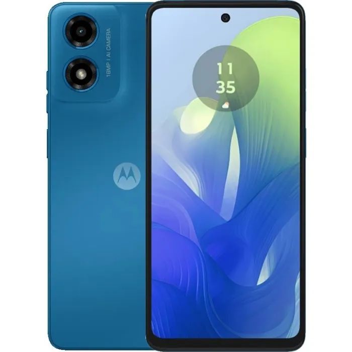 Мобильный телефон Motorola G04 4/64GB Satin Blue (PB150017UA)