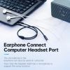 Кабель мультимедийный 3.5mm F to 2x3.5mm M (4pin) Vention (BBTBY) изображение 4