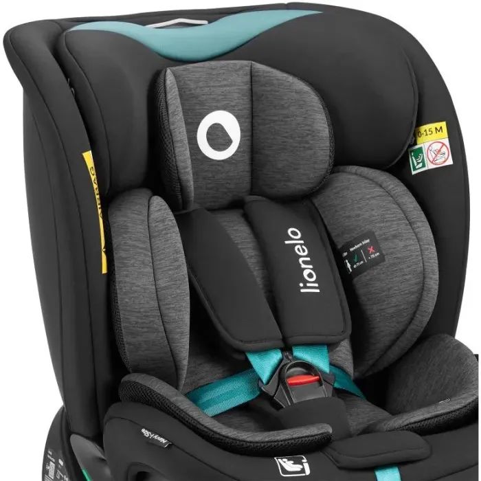 Автокресло Lionelo Navy I-Size Black Turquoise (LO-NAVY I-SIZE BLACK TURQUOISE) изображение 10