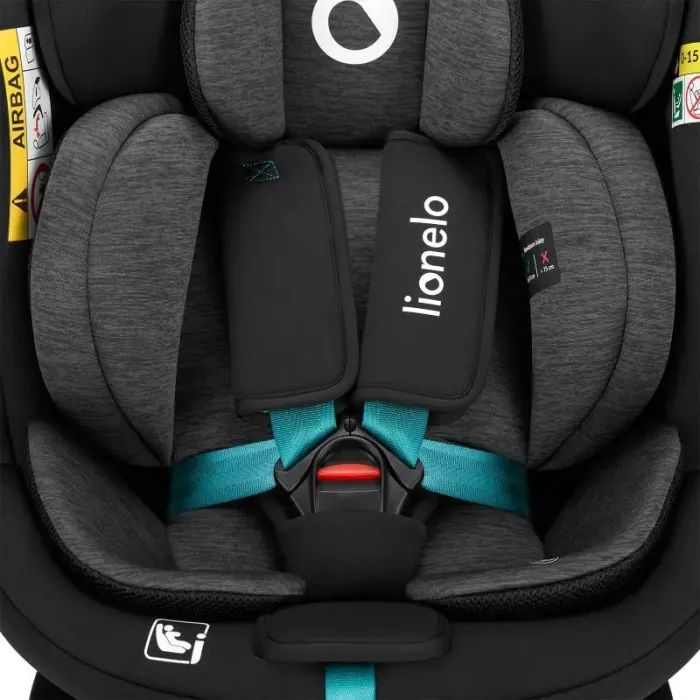 Автокресло Lionelo Navy I-Size Black Turquoise (LO-NAVY I-SIZE BLACK TURQUOISE) изображение 7