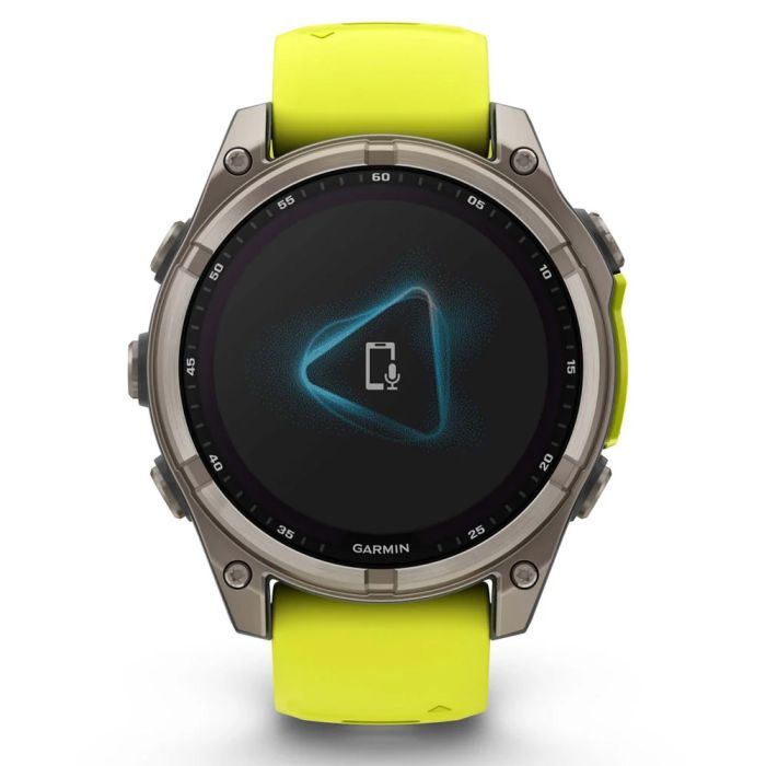 Смарт-годинник Garmin fenix 8 47mm,Saph Solar, BareTi/Graphite,AmpYe/GrphBnd (010-02906-21) зображення 2