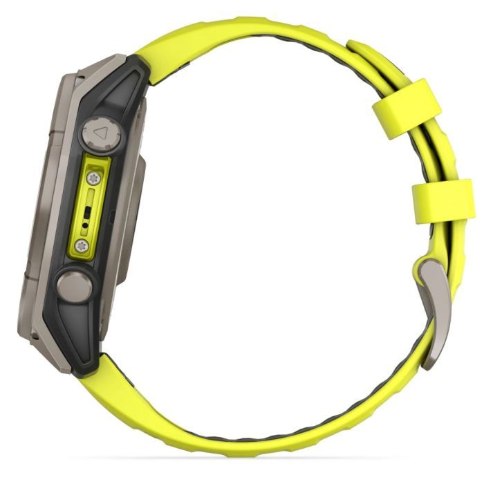 Смарт-годинник Garmin fenix 8 47mm,Saph Solar, BareTi/Graphite,AmpYe/GrphBnd (010-02906-21) зображення 5