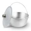Котел туристический Brizoll алюмінієвий з дужкою та кришкою 6 л (12-006-1) изображение 3