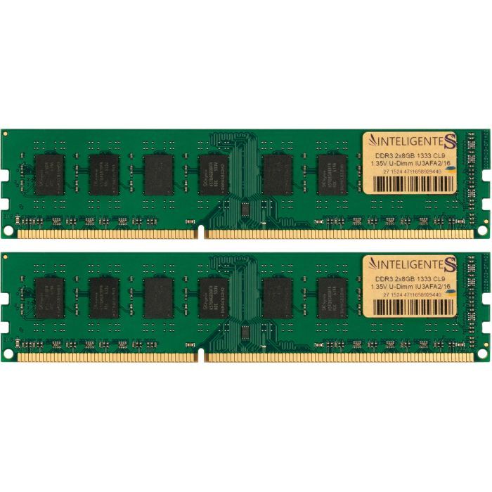 Модуль памяти для компьютера DDR3L 8GB (2x4GB) 1333 MHz INTELIGENTES (IU3AFA2/8)