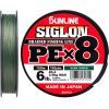 Шнур Sunline Siglon PE х8 150m 0.4/0.108mm 6lb/2.9kg Dark Green (1658.09.73)