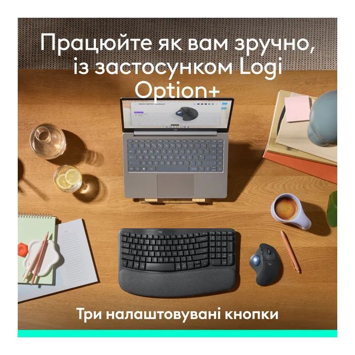 Мишка Logitech Ergo M575S Wireless Trackball Graphite (910-007029) зображення 5