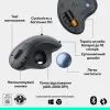 Мишка Logitech Ergo M575S Wireless Trackball Graphite (910-007029) зображення 6