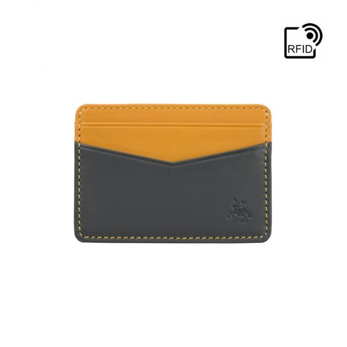 Кардхолдер Visconti VSL40 Axe Grey Mustard (VSL40 GREY MUST)