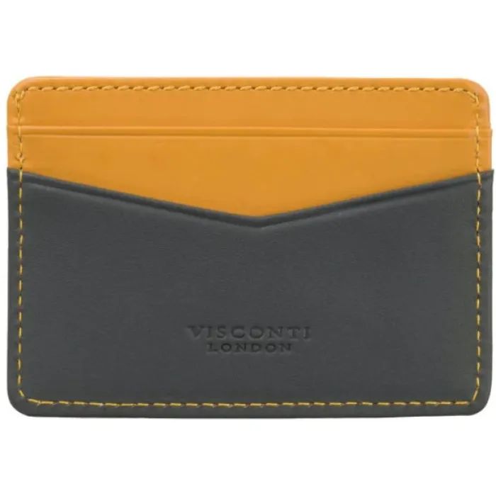 Кардхолдер Visconti VSL40 Axe Grey Mustard (VSL40 GREY MUST) зображення 3