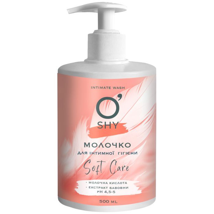 Молочко для інтимної гігієни O'Shy Soft Care 500 мл (4820185227445)