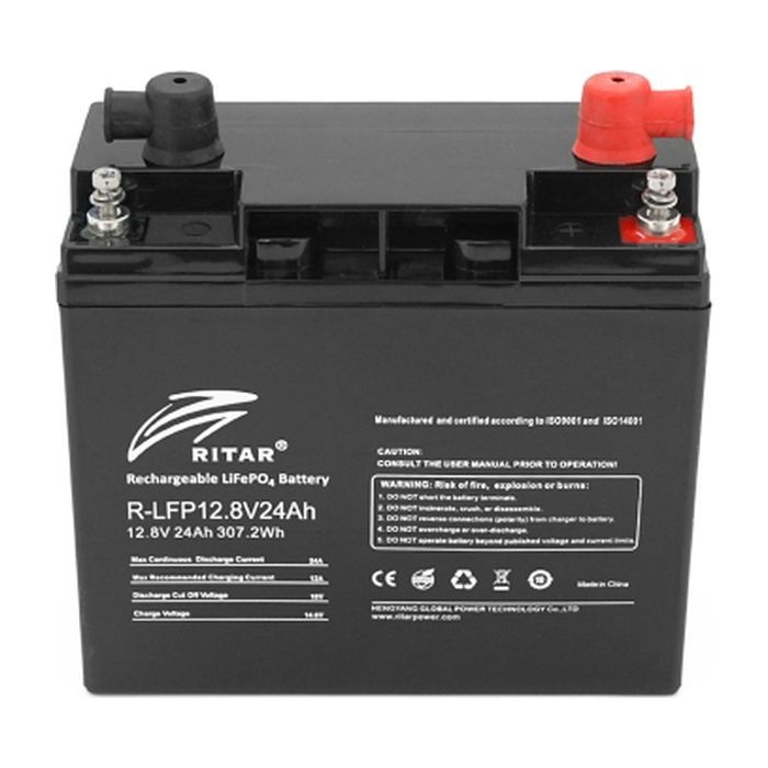 Батарея LiFePo4 Ritar R-LFP 12.8V 24Ah изображение 2