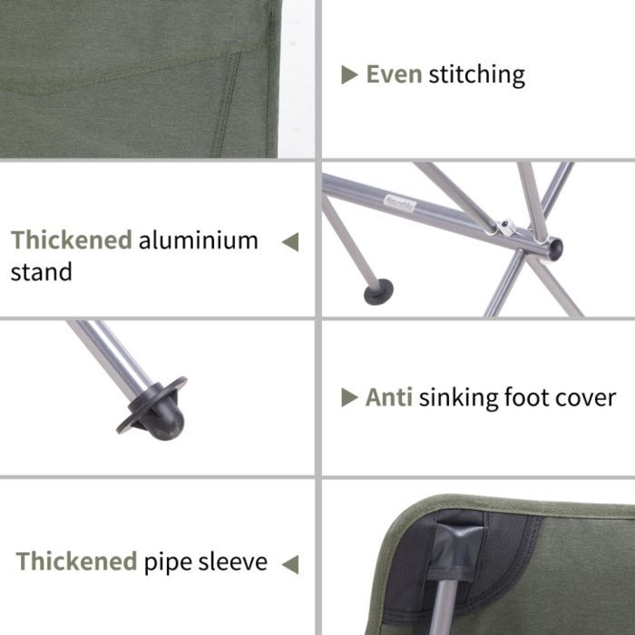 Крісло складане Naturehike CNK2300JU0003, зелене (6976023929472) зображення 8