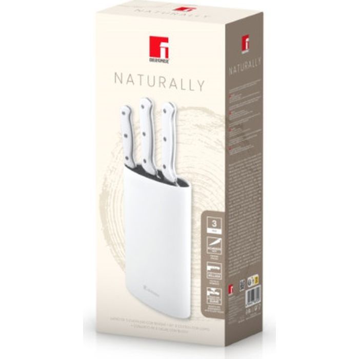 Набор ножей Bergner Naturally, 4 предмети, білий (BG-39245-WH) изображение 7