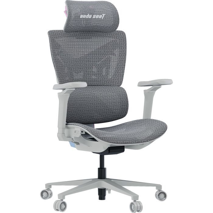 Кресло игровое Anda Seat X-Air Pro Size XL Mesh Gray Twilight (AD-WY-01-GGSP-G01) изображение 2