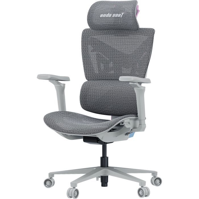 Кресло игровое Anda Seat X-Air Pro Size XL Mesh Gray Twilight (AD-WY-01-GGSP-G01) изображение 3