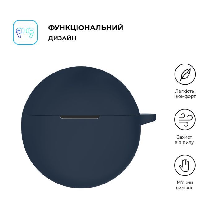 Чехол для наушников Armorstandart Hang Case для OPPO Enco Air2i/Air3i Black (ARM79943) изображение 2