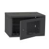 Шкаф настенный Ipcom 4U, 600*350, перфорация, RAL9005 (СН-4U-060х035-ДП-9005) изображение 2