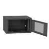 Шкаф настенный Ipcom 4U, 600*350, перфорация, RAL9005 (СН-4U-060х035-ДП-9005) изображение 3