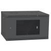Шкаф настенный Ipcom 4U, 600*350, перфорация, RAL9005 (СН-4U-060х035-ДП-9005)