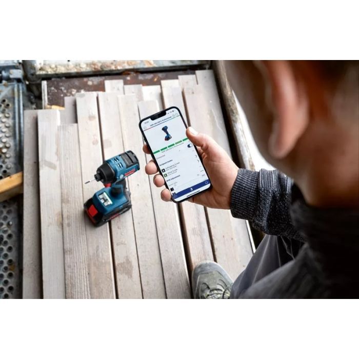 Гайковерт Bosch GDR. 18V-220 C, 18V, 2х5Ah, 0-3400об/мин, 220Нм, Bluetooth (0.601.9L6.003) изображение 5