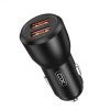 Зарядний пристрій XO CC55 QC3.0 18W (2USB/2.4A) + USB - Lightning + MicroUSB + Type-C Black (XO-CC55-BK) зображення 4