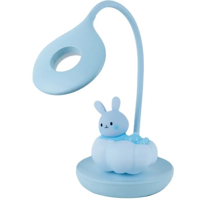 Настільна лампа Kite Cloudy Bunny LED з акумулятором, зелена (K24-493-1-4)