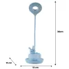 Настільна лампа Kite Cloudy Bunny LED з акумулятором, блакитна (K24-493-1-3) зображення 7