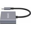 Концентратор Canyon hub DS-3 3in1 USB-C Dark Grey (CNS-TDS3) изображение 4