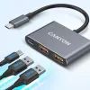 Концентратор Canyon hub DS-3 3in1 USB-C Dark Grey (CNS-TDS3) изображение 7