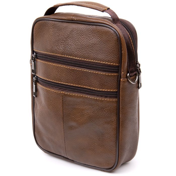 Сумка Vintage Коричневая (20392) изображение 2