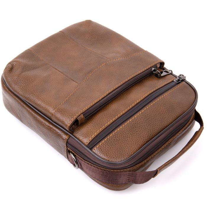 Сумка Vintage Коричневая (20392) изображение 7