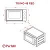 Электропечь Perfelli TRIMO 48 RED изображение 12