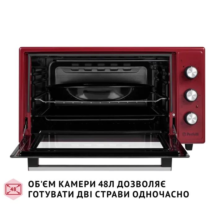 Электропечь Perfelli TRIMO 48 RED изображение 2