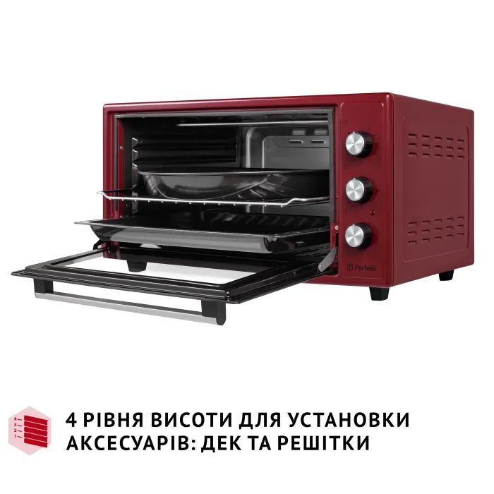 Электропечь Perfelli TRIMO 48 RED изображение 6