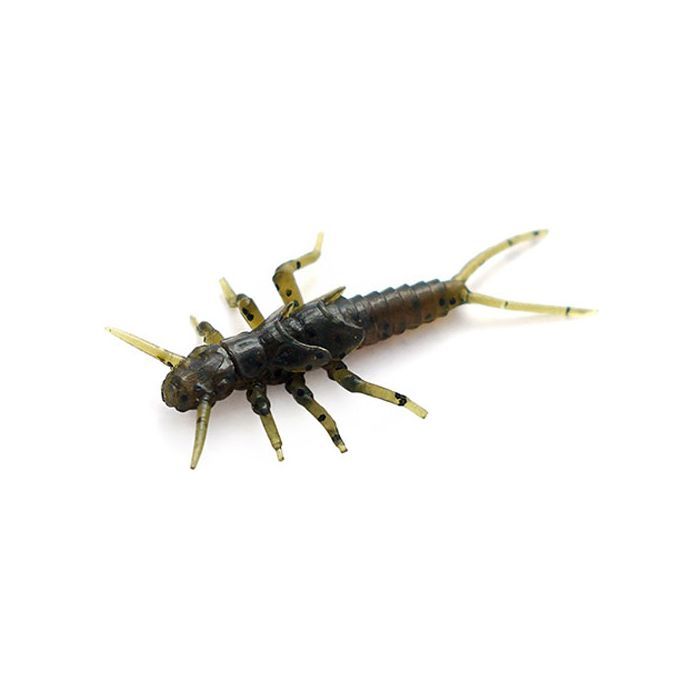 Силікон рибальський FishUP Stonefly 0.75" 043 - Watermelon Brown/Black (12шт/уп) (1864.00.42)