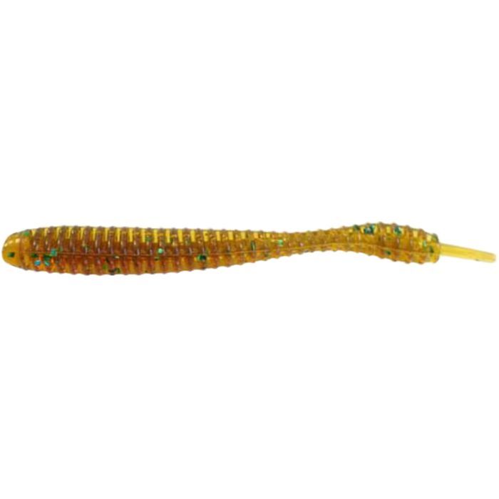 Силикон рыболовный Reins Bubbling Shaker 4" 565 Motor Oil Green Flake (12 шт/уп.) (1552.02.76)