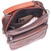 Сумка Vintage С ручкой кожаная Рыжая (21277) изображение 7