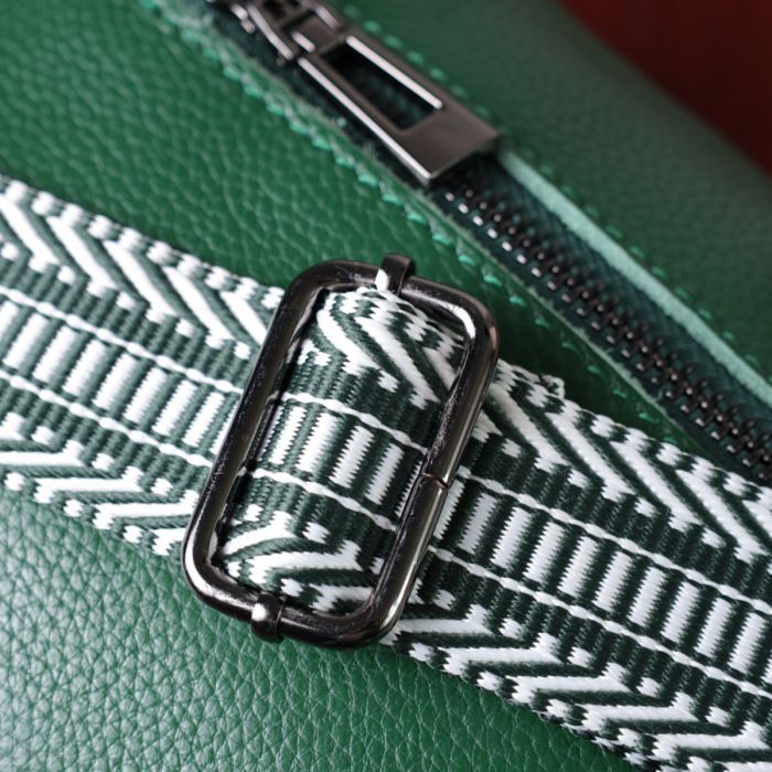 Сумка Vintage Из натуральной кожи Зеленая (22603) изображение 12