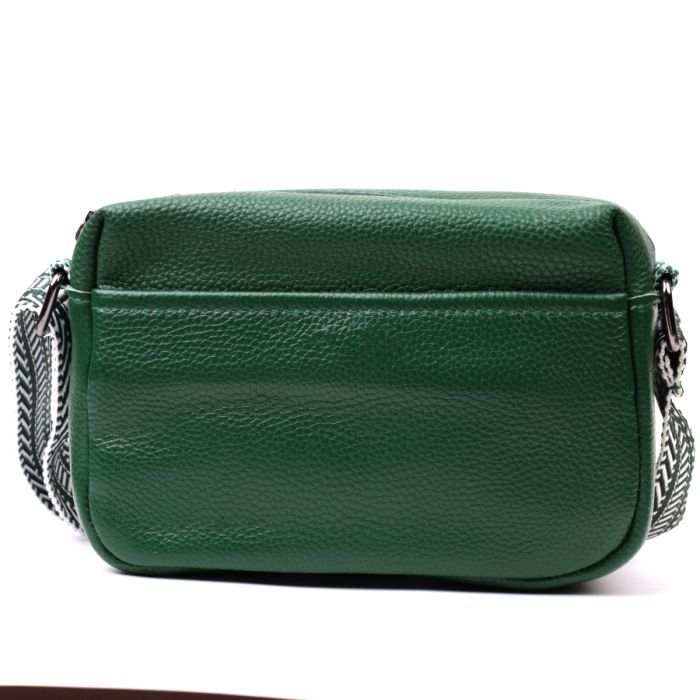 Сумка Vintage Из натуральной кожи Зеленая (22603) изображение 6