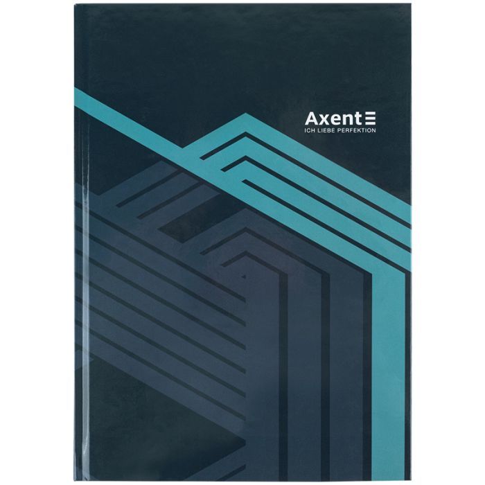 Книга записная Axent Lines А4, 96 листов, клетка, серая (8422-580-A)