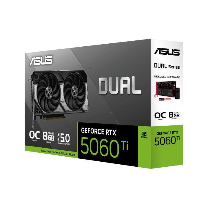 Відеокарта ASUS GeForce RTX5060Ti 8Gb DUAL OC (DUAL-RTX5060TI-O8G) зображення 7