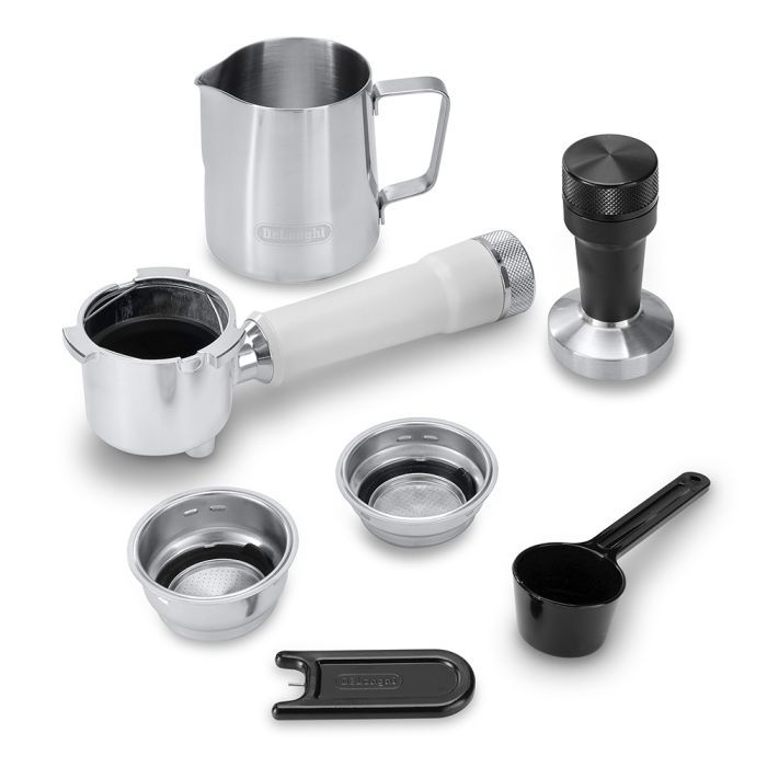 Рожковая кофеварка эспрессо DeLonghi EC 890.WI изображение 5