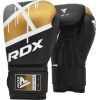 Боксерские перчатки RDX F7 Ego Black Golden 12 унцій (BGR-F7BGL-12oz) изображение 3