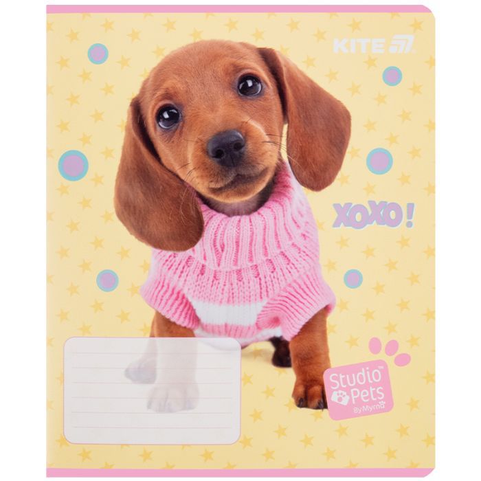 Зошит Kite Studio Pets, 12 аркушів, лінія (SP25-234) зображення 3