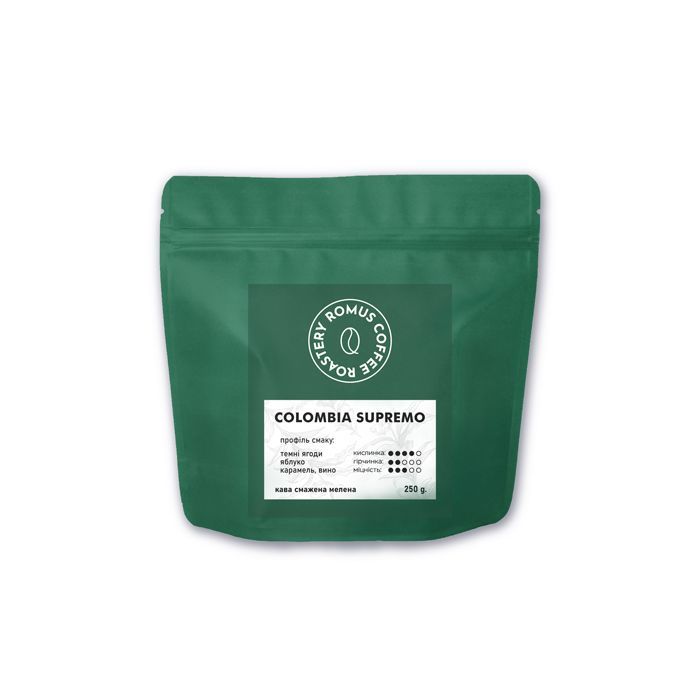 Кофе Romus Roastery Colombia Supremo молотый 250 г (8893)